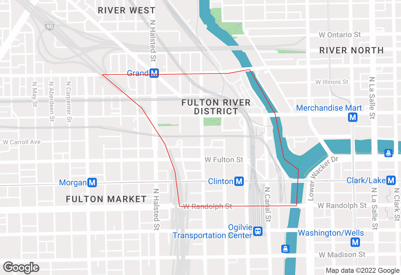 Fulton River District map