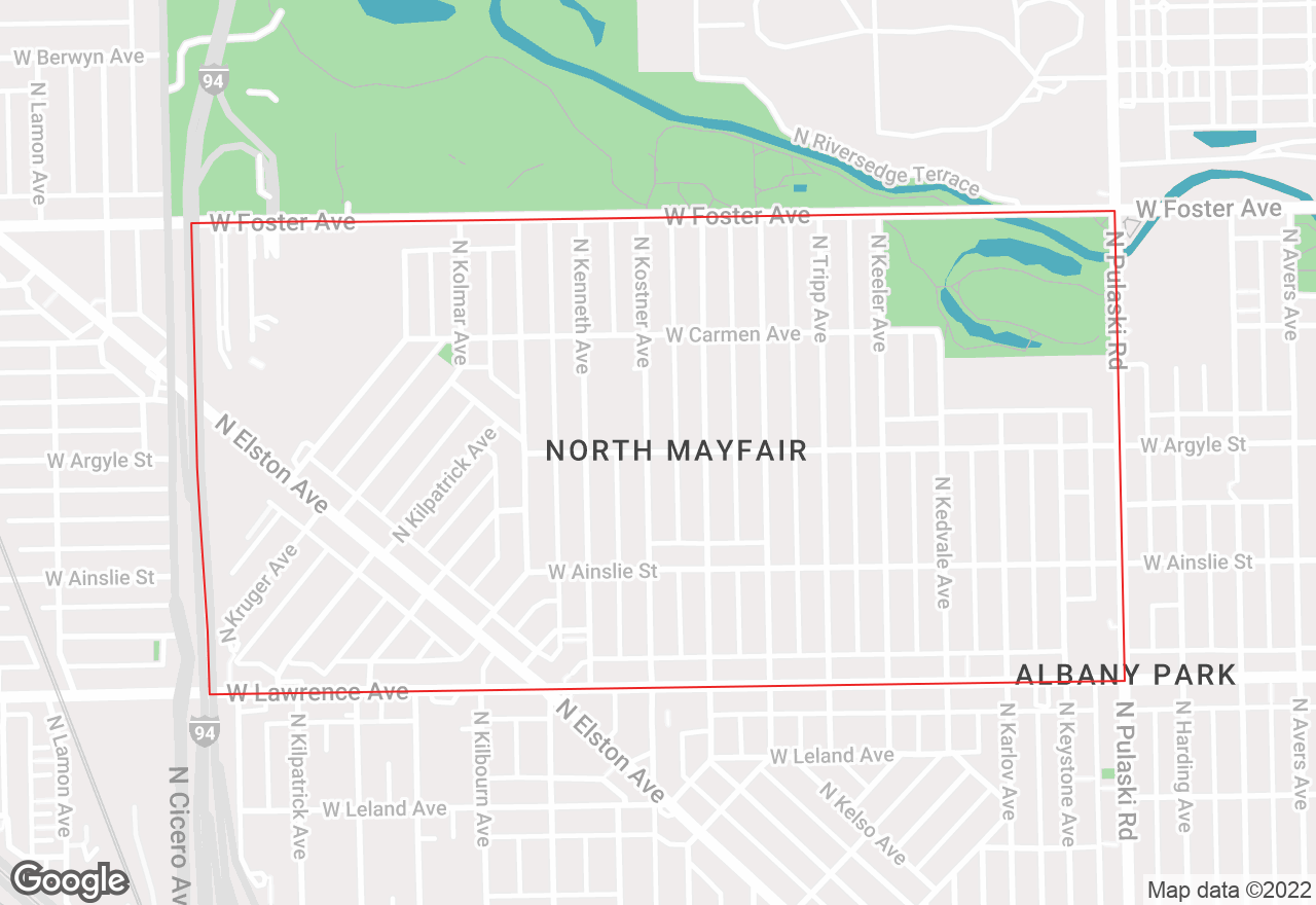 North Mayfair map