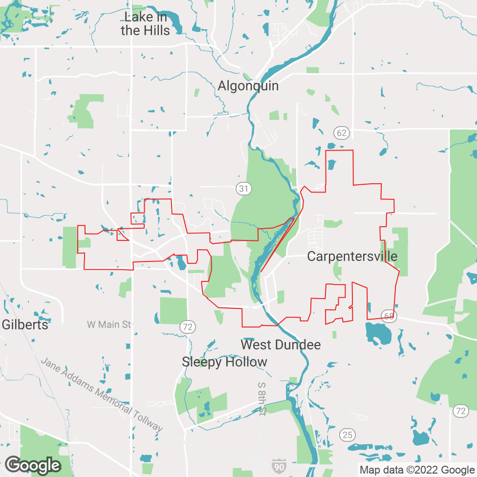 Carpentersville map