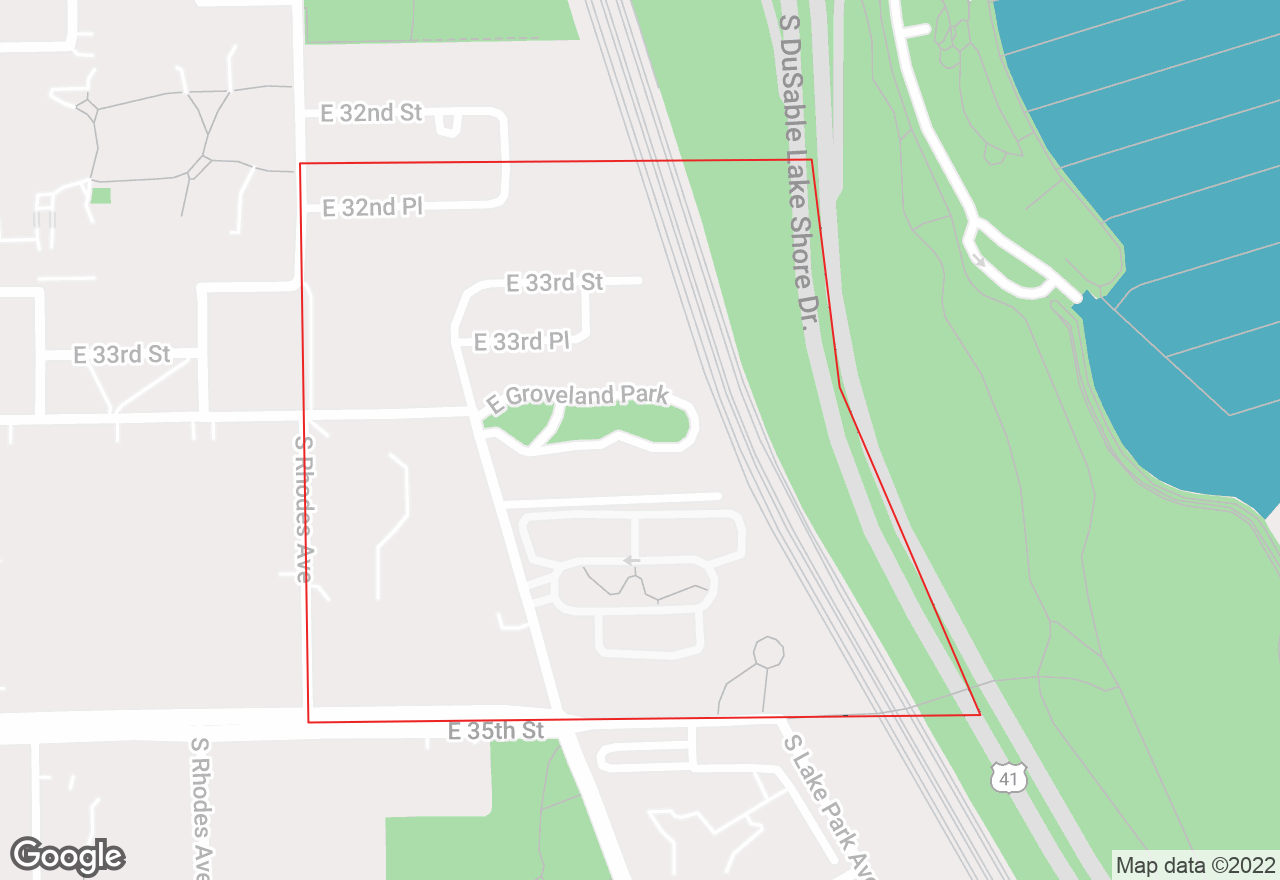 Groveland Park map