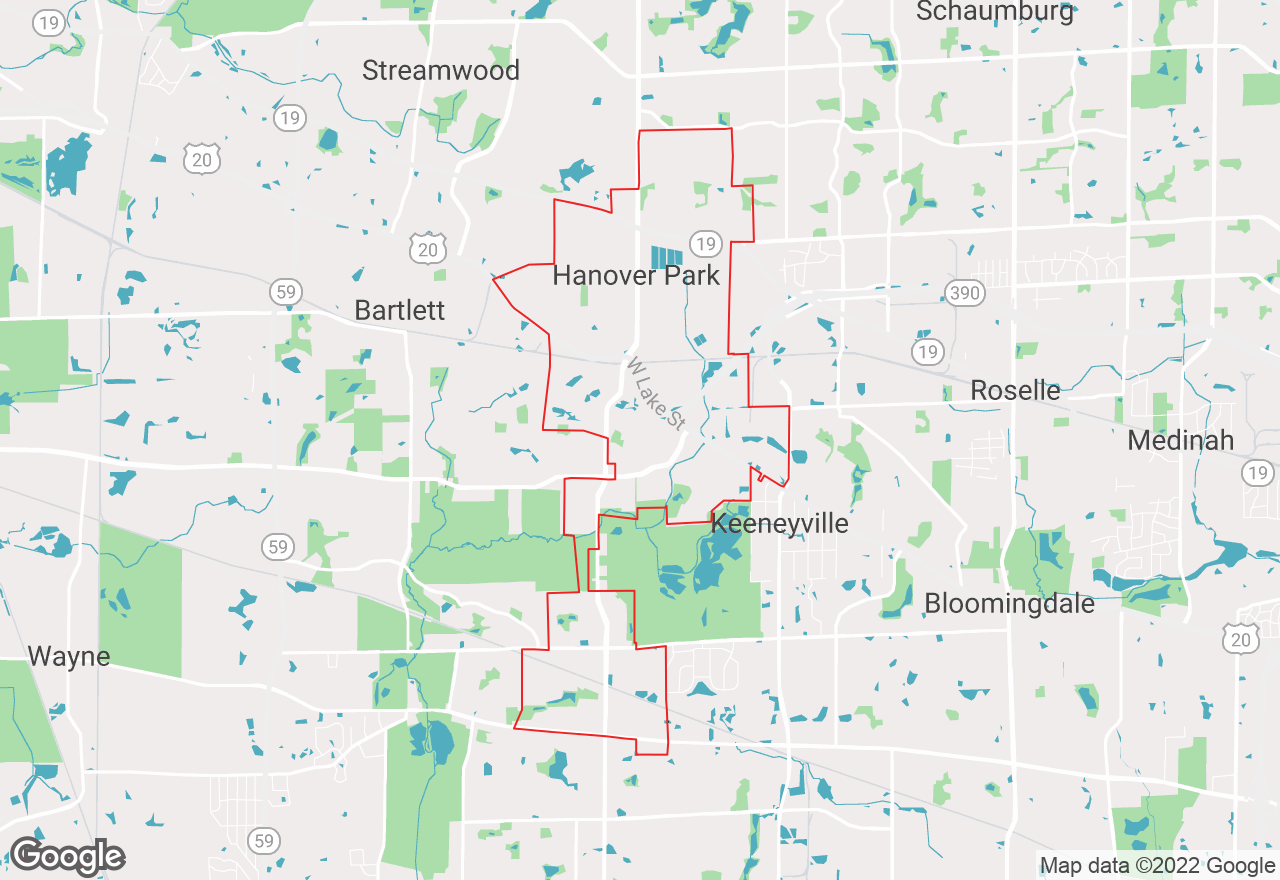 Hanover Park map