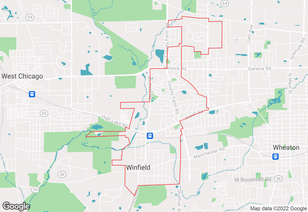 Winfield map