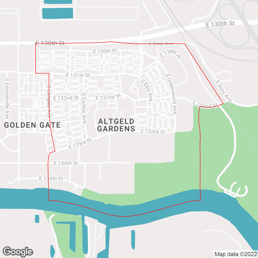 Altgeld Gardens map