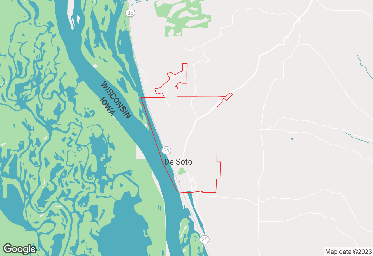 De Soto map