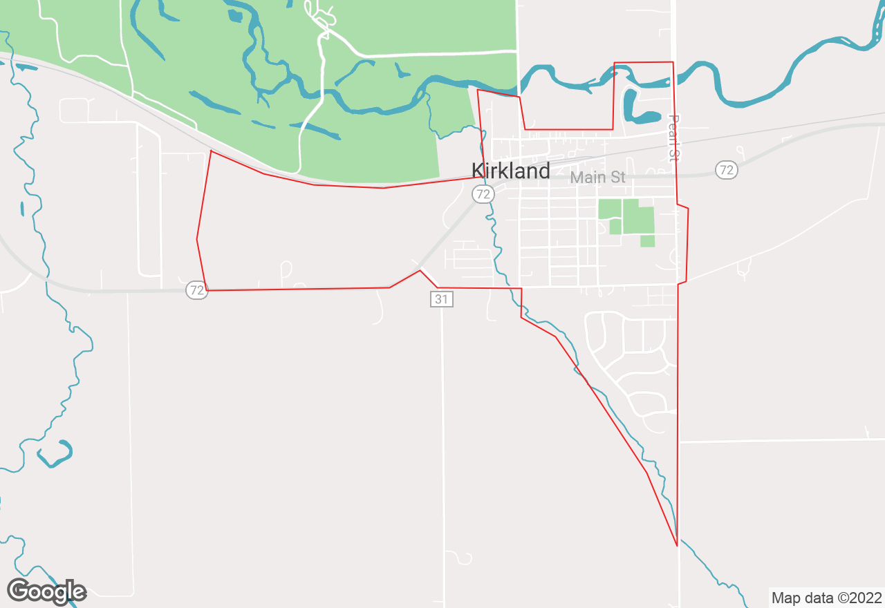 Kirkland map