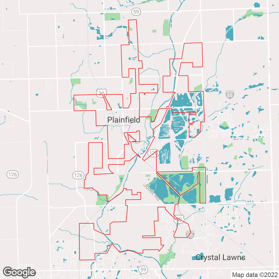 Plainfield map