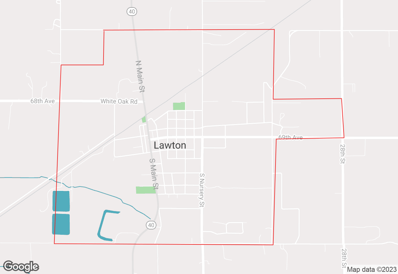 Lawton map