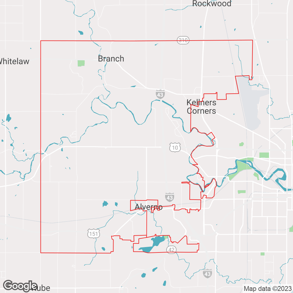 Manitowoc Rapids map