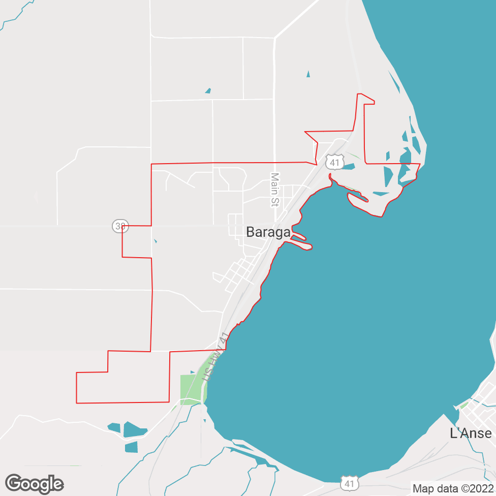 Baraga map