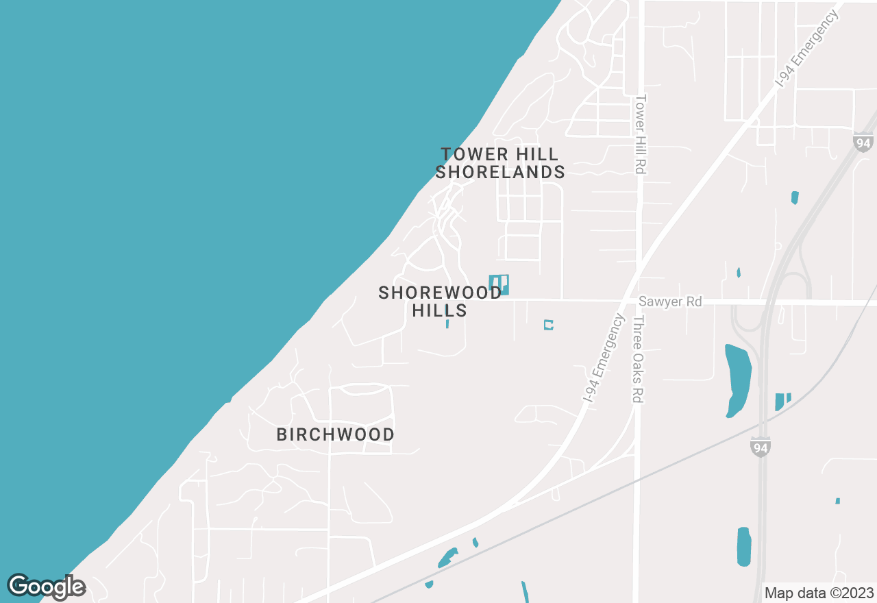 Shorewood Hills map