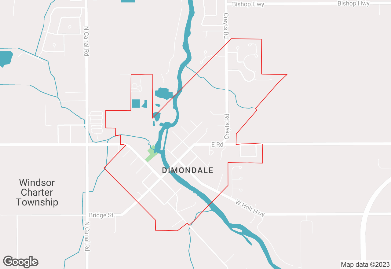 Dimondale map