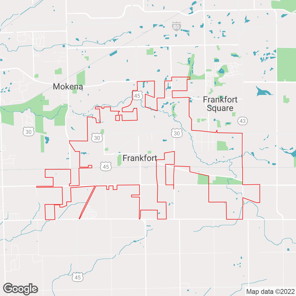 Frankfort map