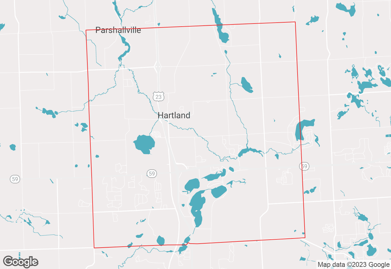 Hartland map