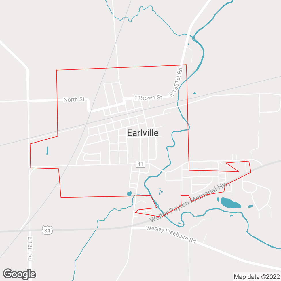 Earlville map