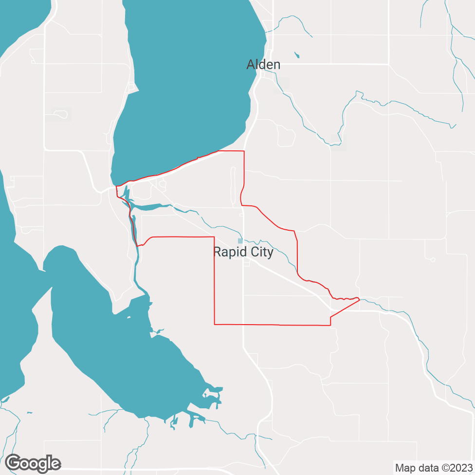 Rapid City map