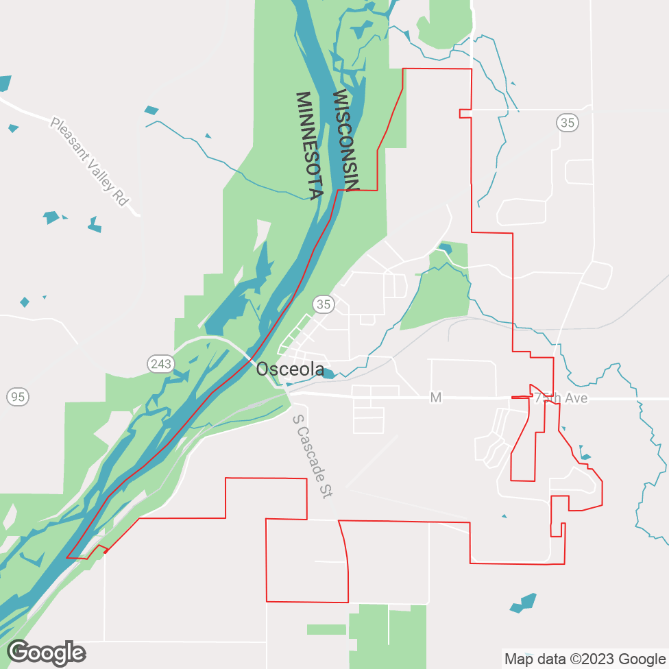 Osceola map