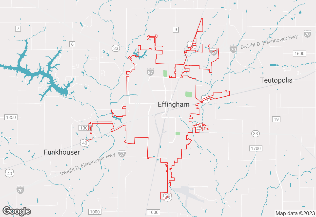 Effingham map