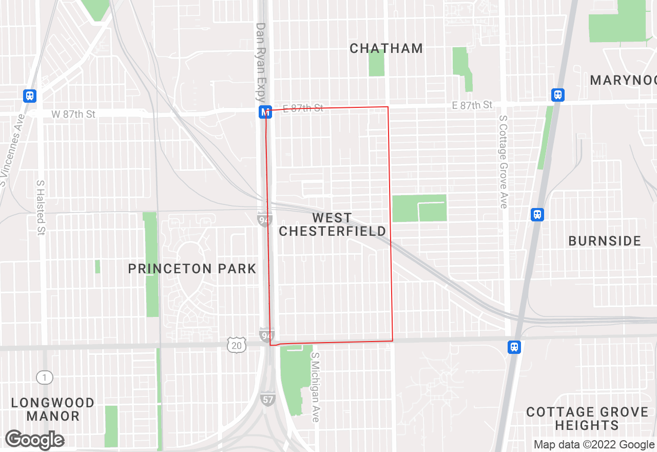 West Chesterfield map