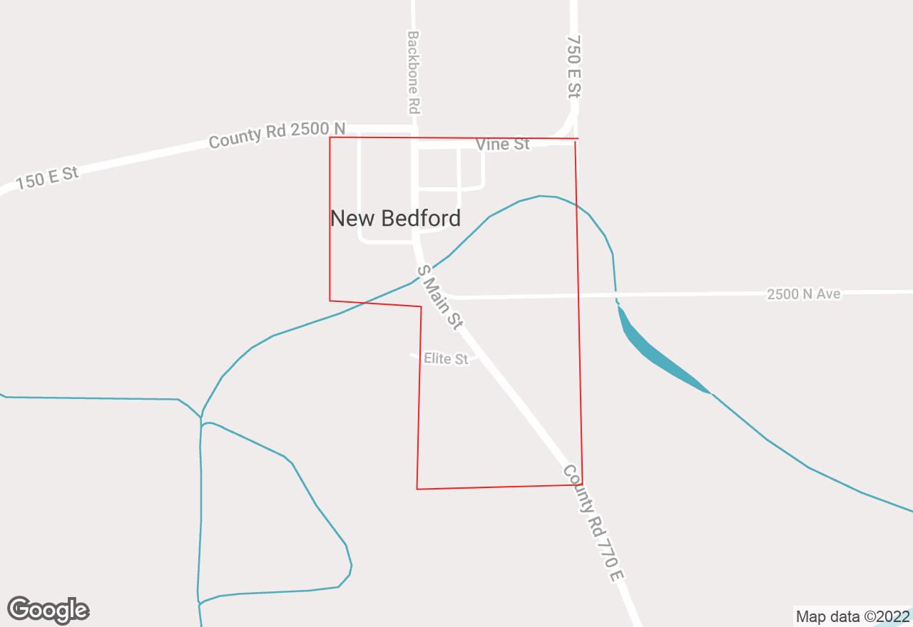 New Bedford map