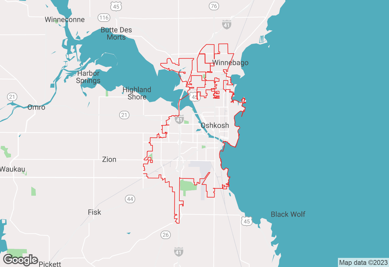 Oshkosh map