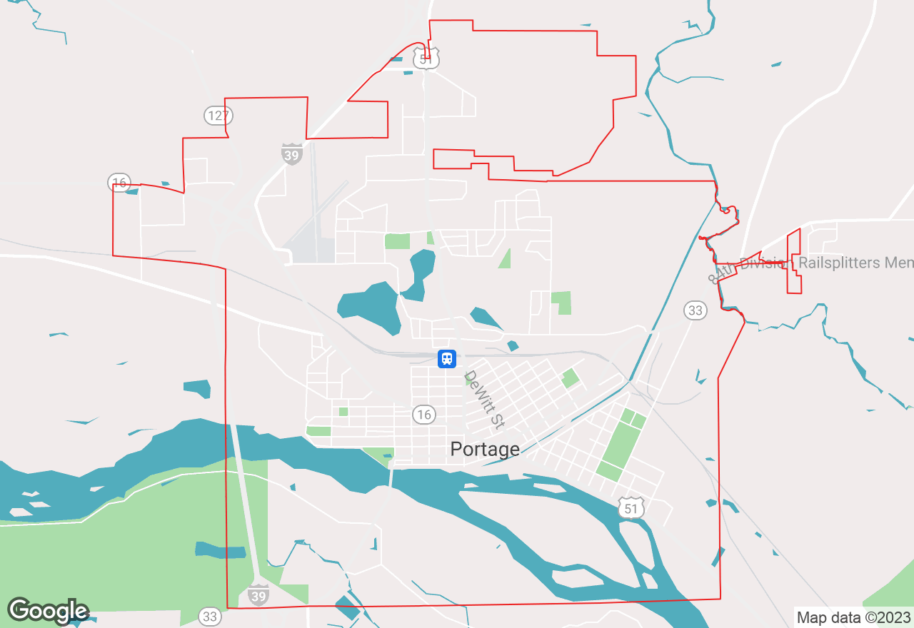 Portage map