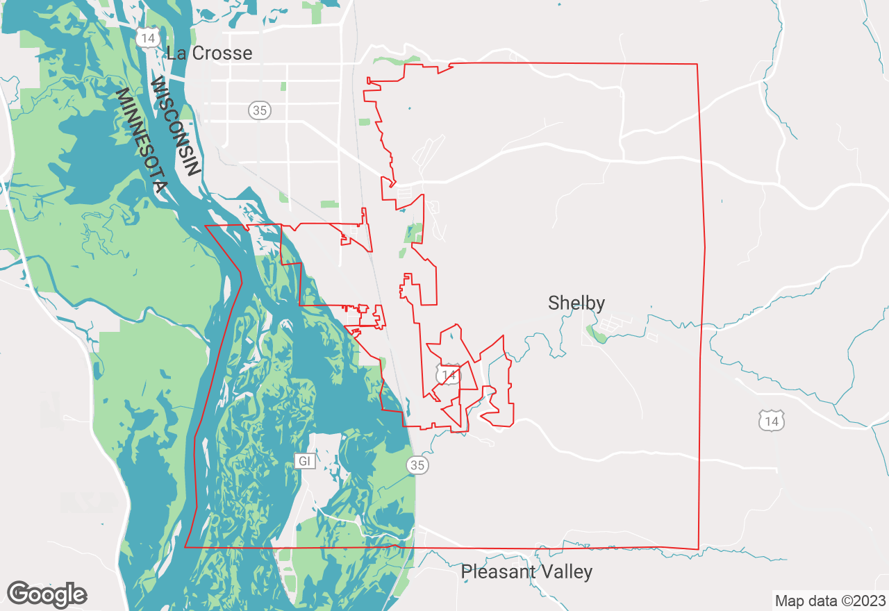 Shelby map