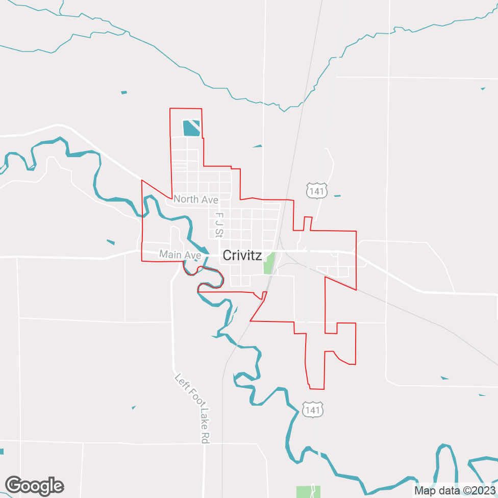 Crivitz map