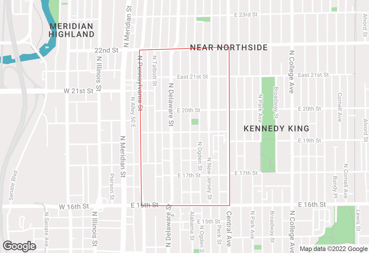 Herron-Morton Place map