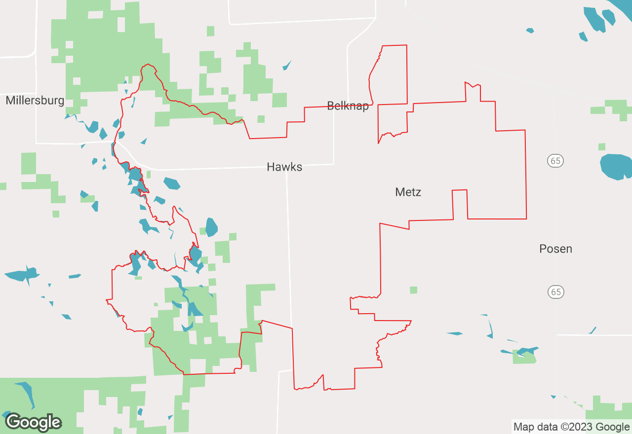 Hawks map