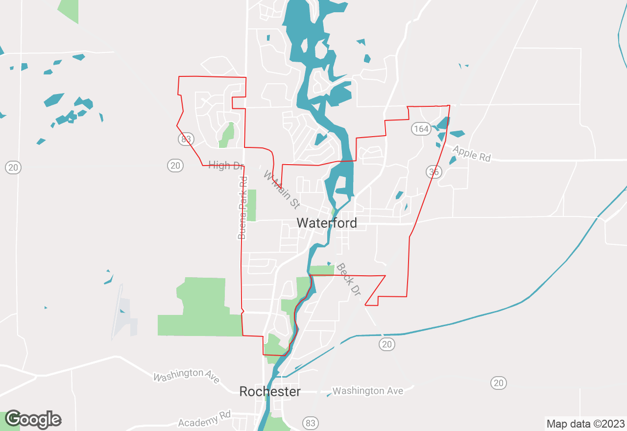 Waterford map