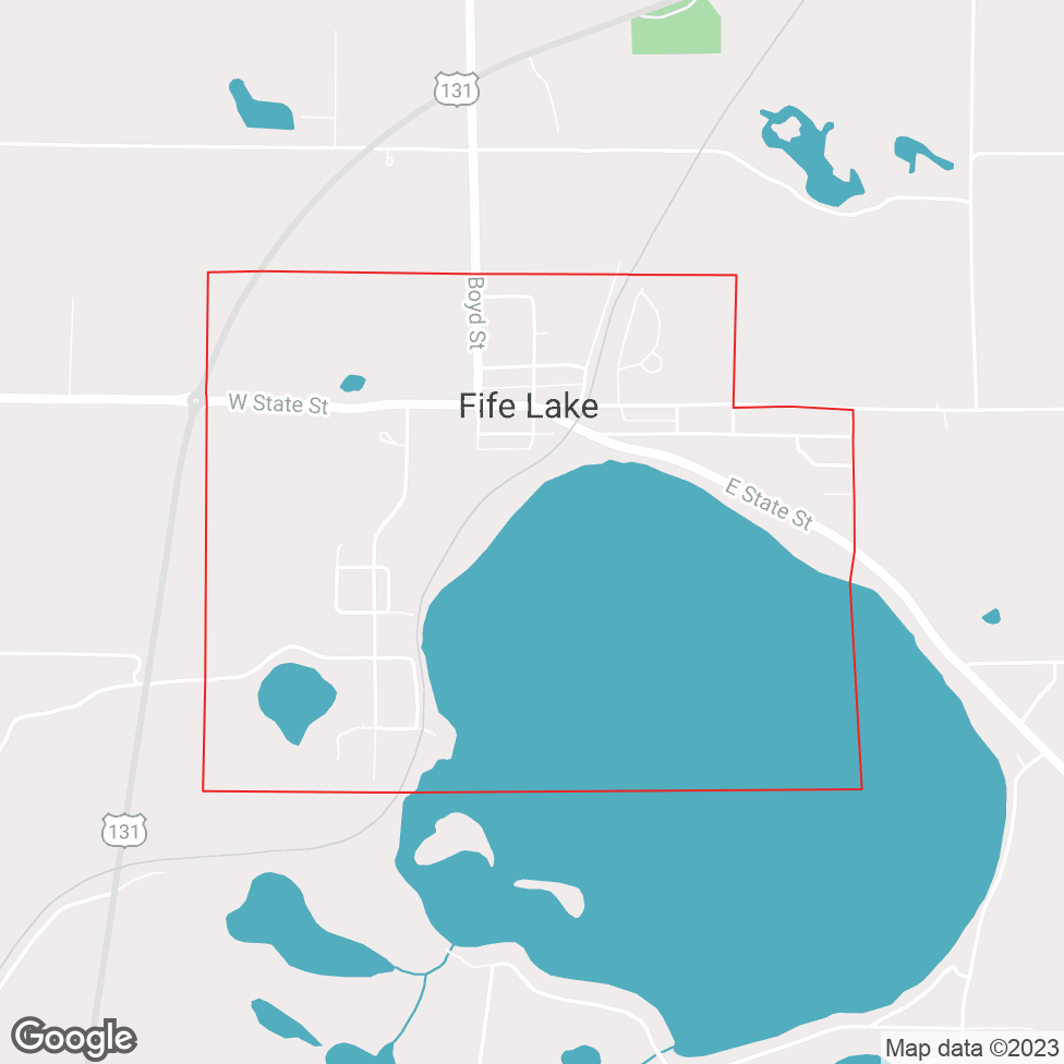 Fife Lake map