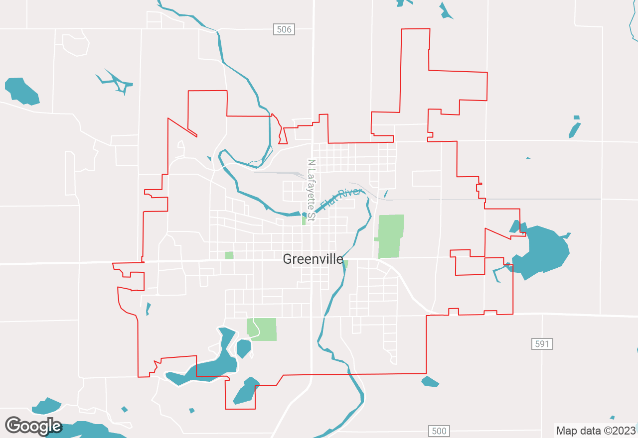 Greenville map