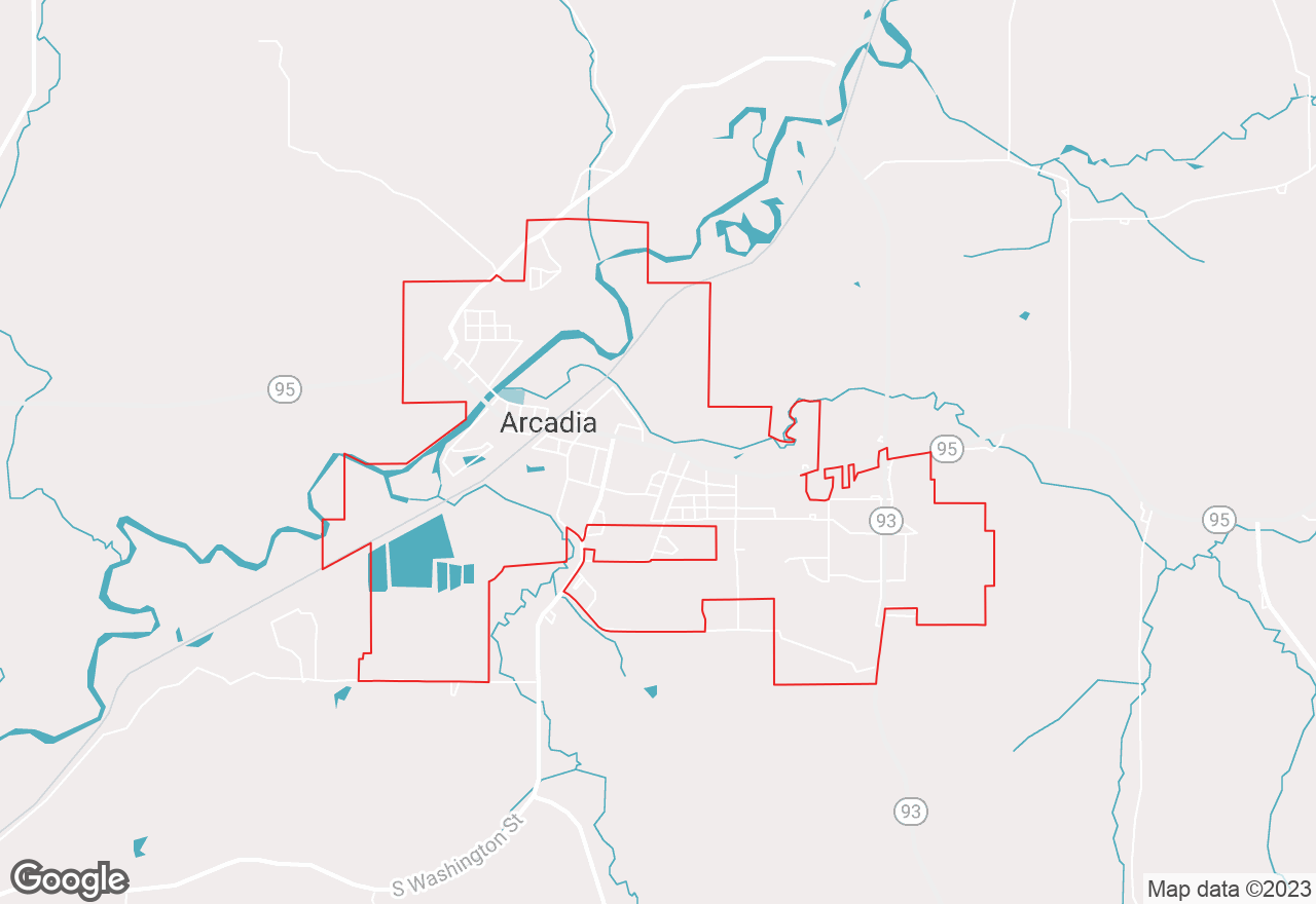 Arcadia map