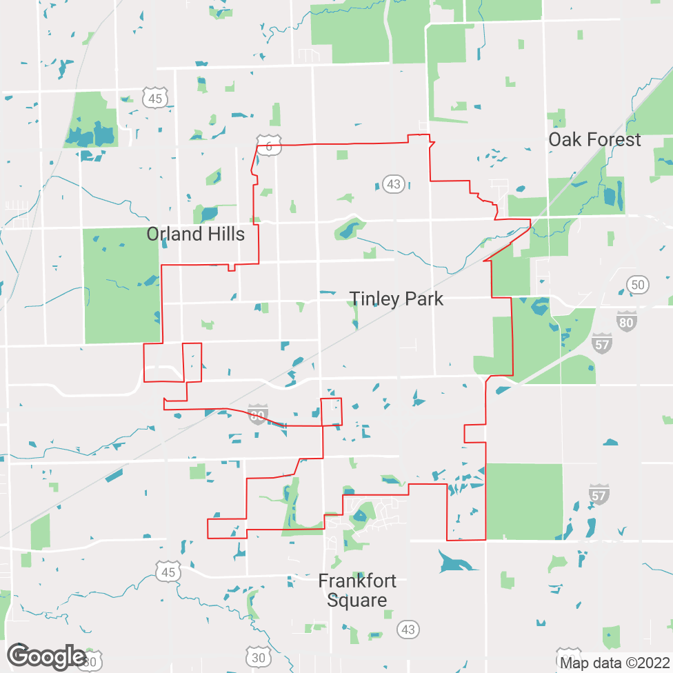 Tinley Park map