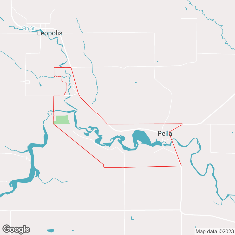 Pella map