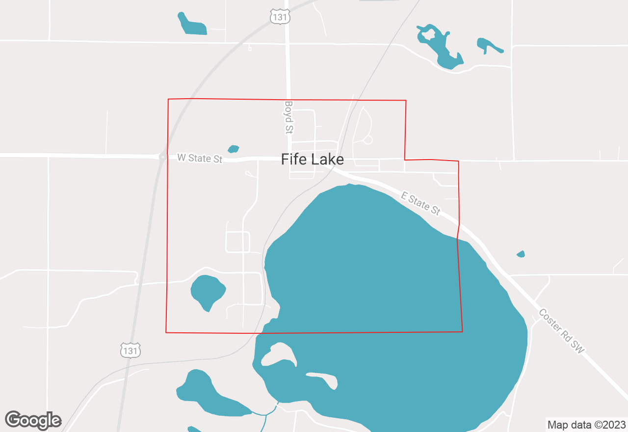 Fife Lake map