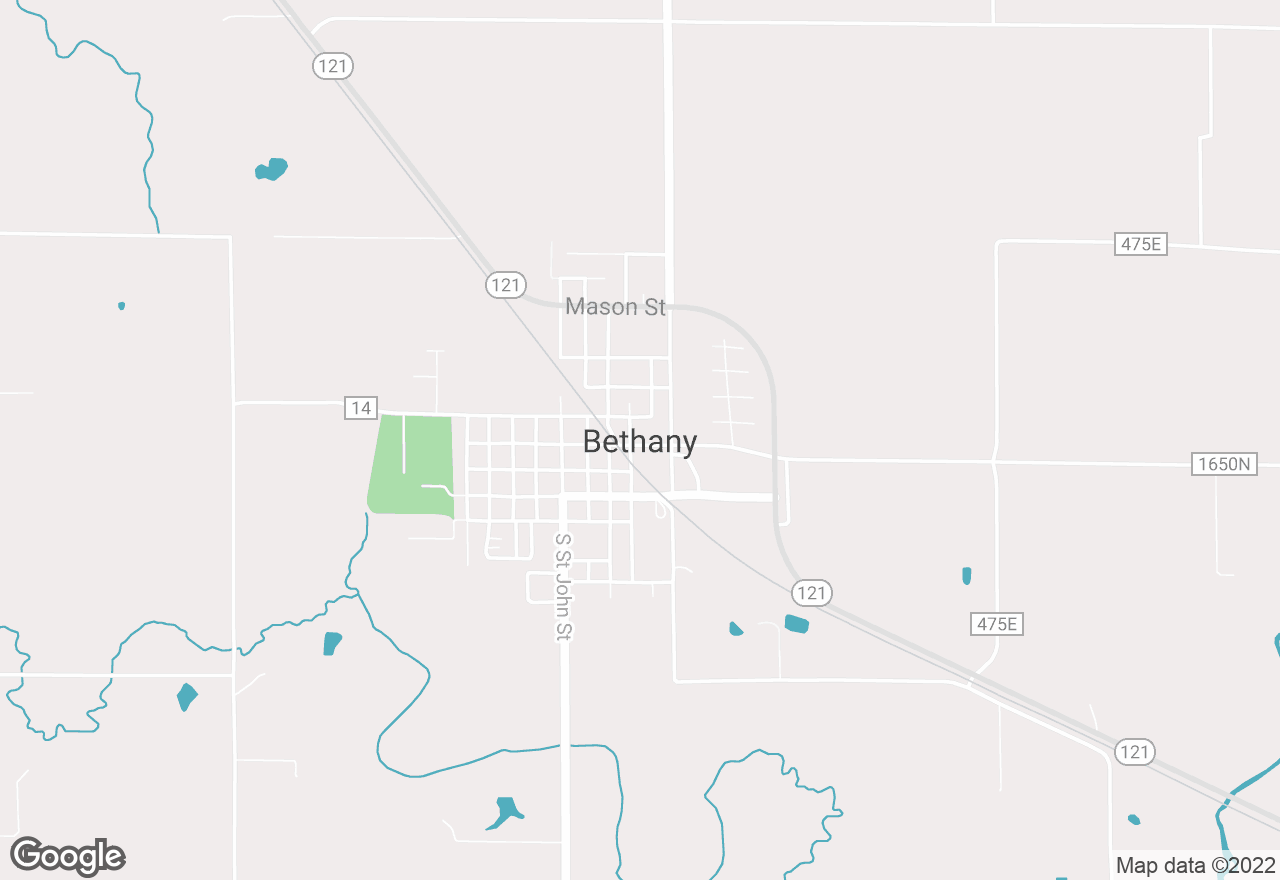 Bethany map