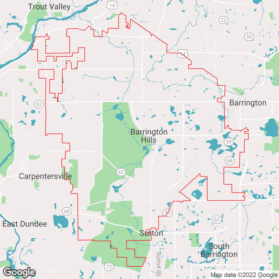 Barrington Hills map