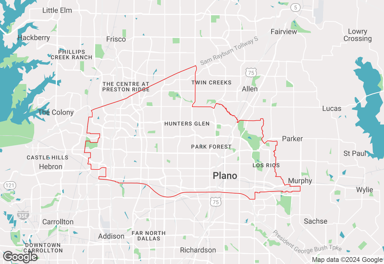 Plano map