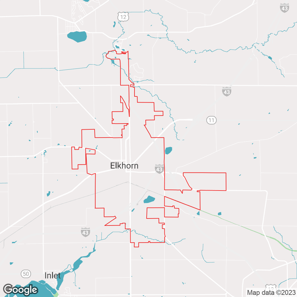 Elkhorn map