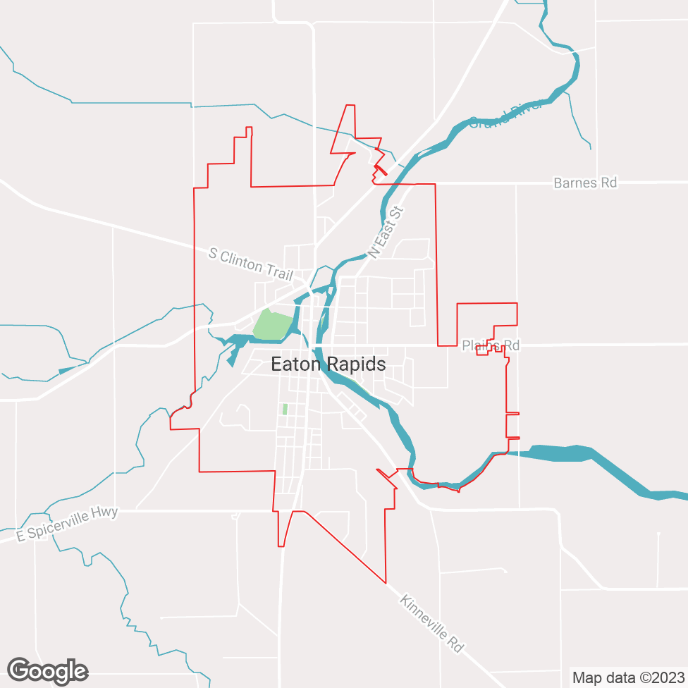 Eaton Rapids map