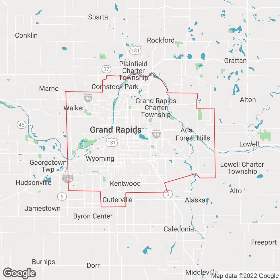 Grand Rapids map