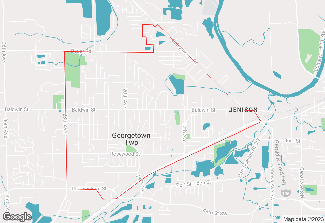 Georgetown map