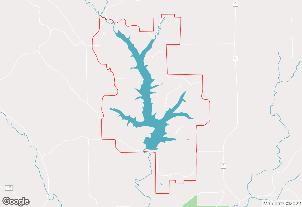 Apple Canyon Lake map