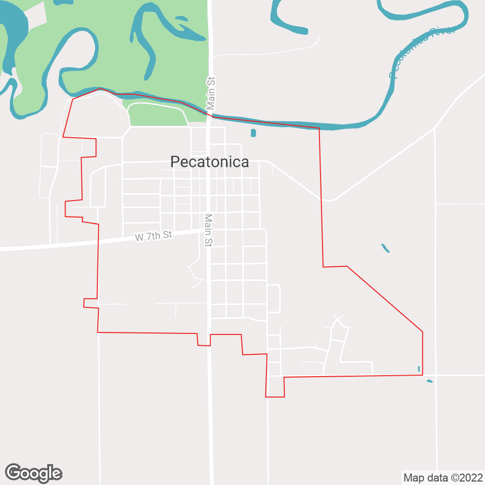 Pecatonica map