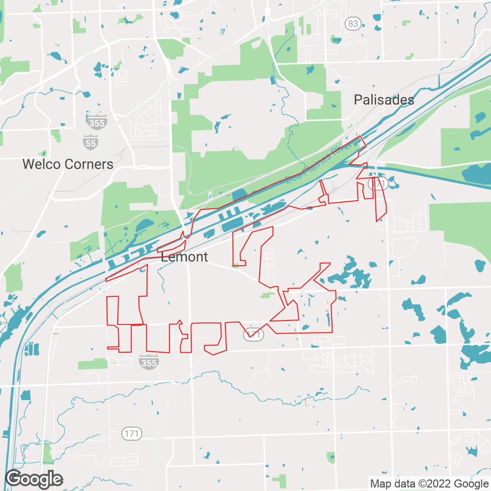 Lemont map