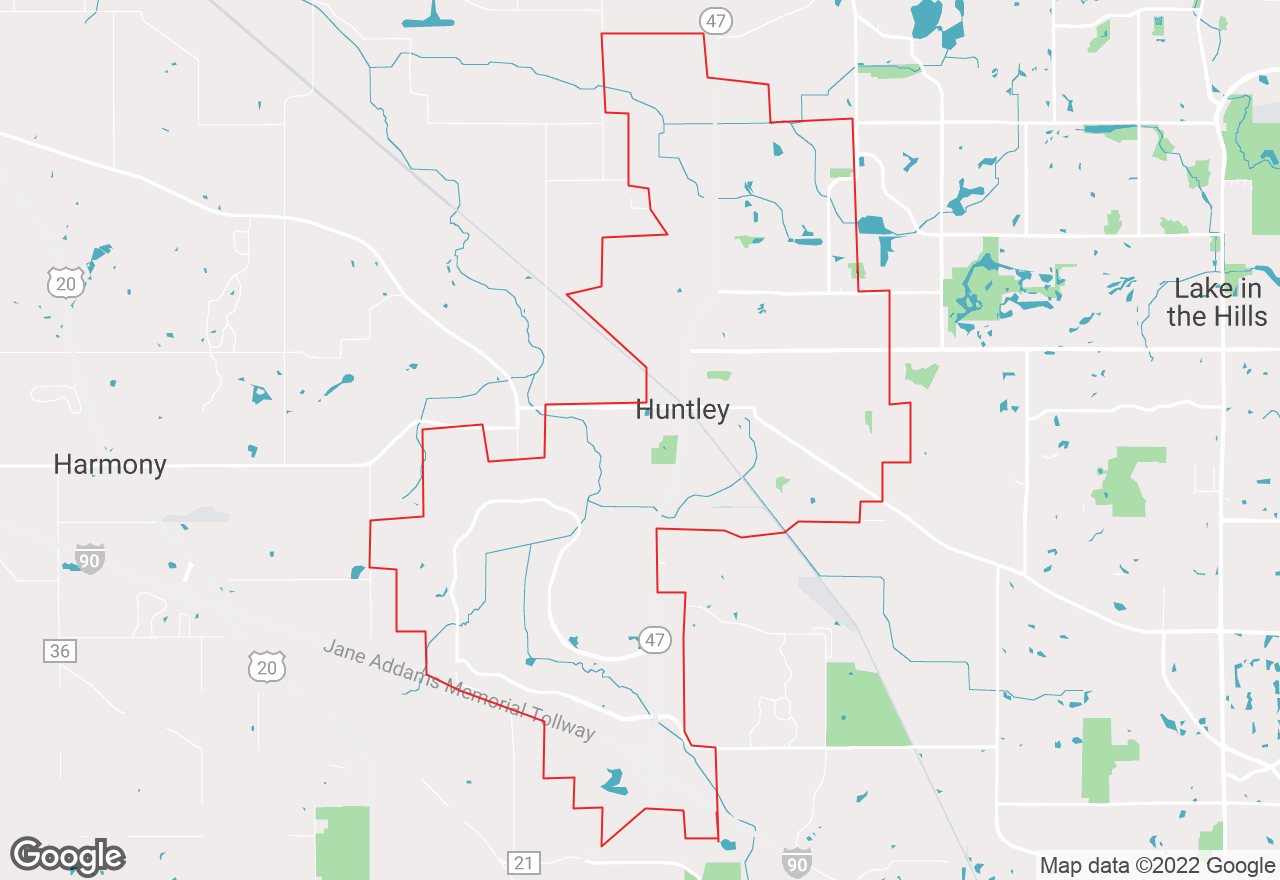 Huntley map