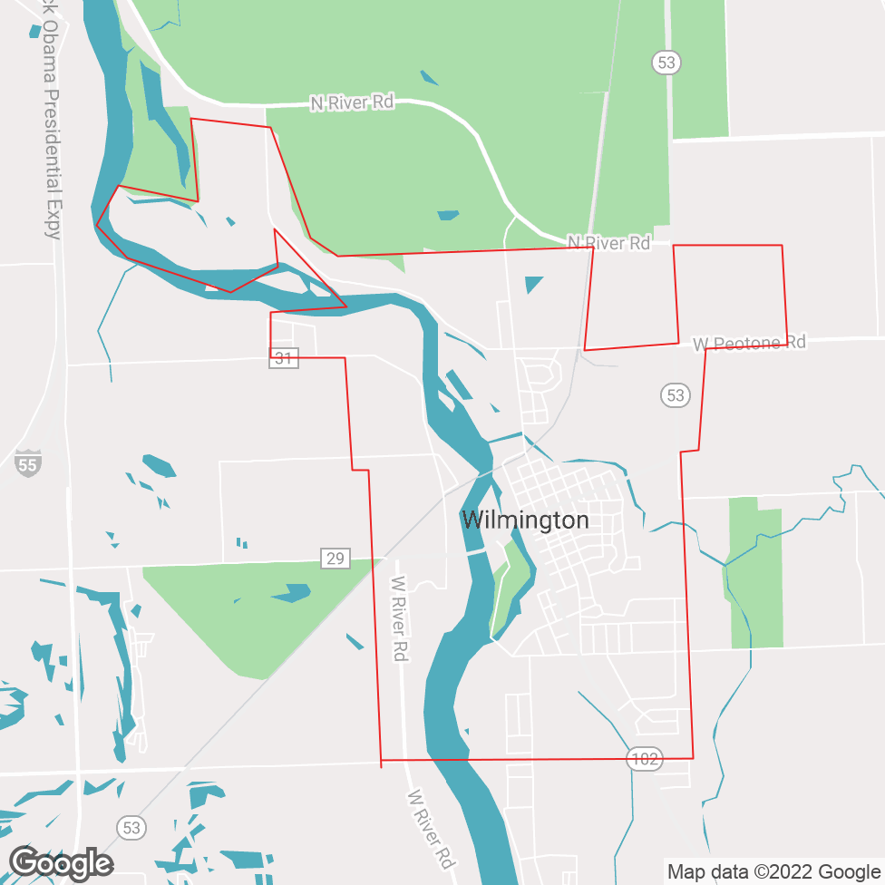 Wilmington map