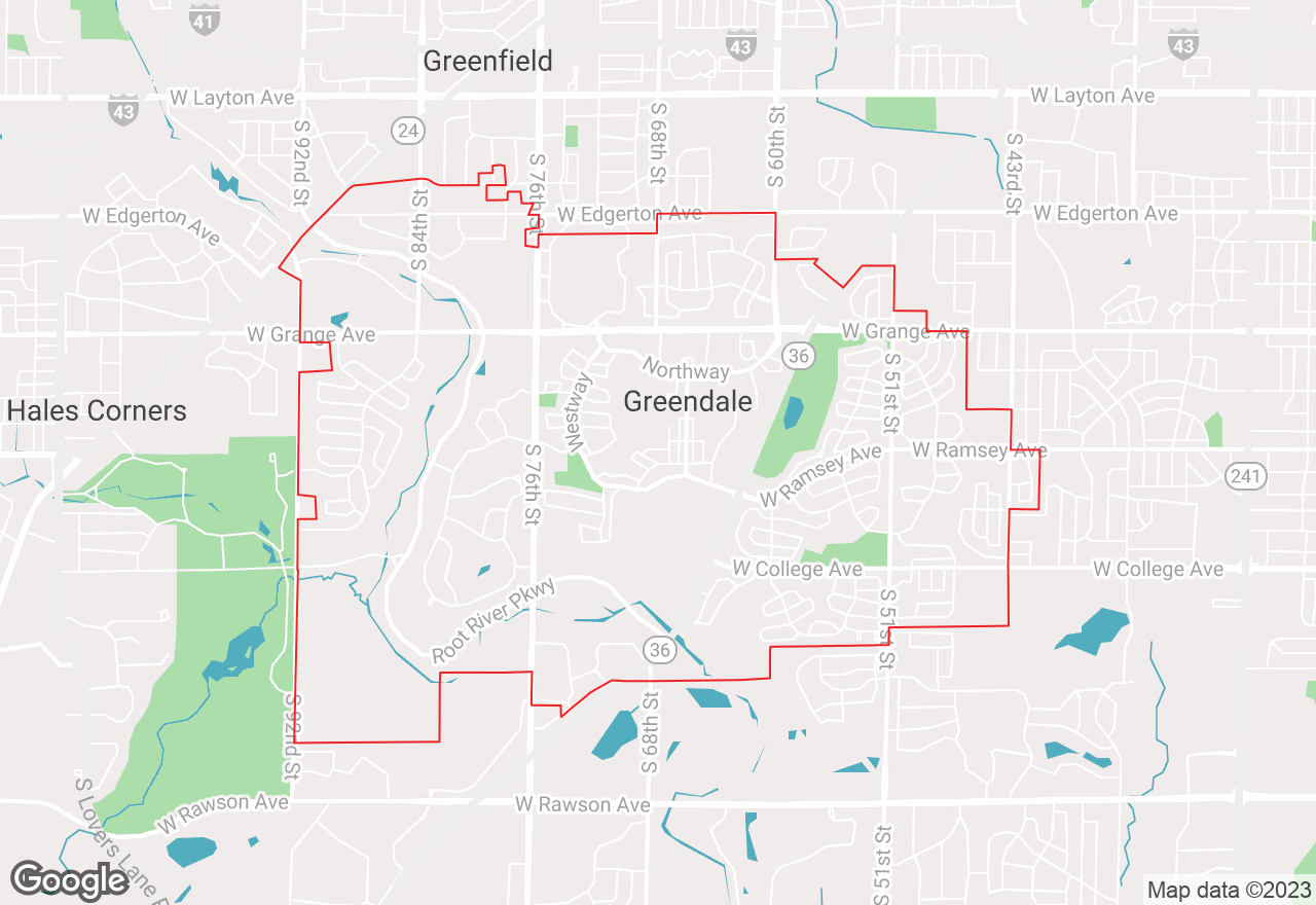 Greendale map