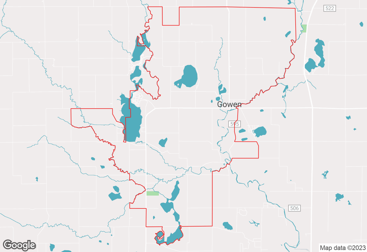 Gowen map